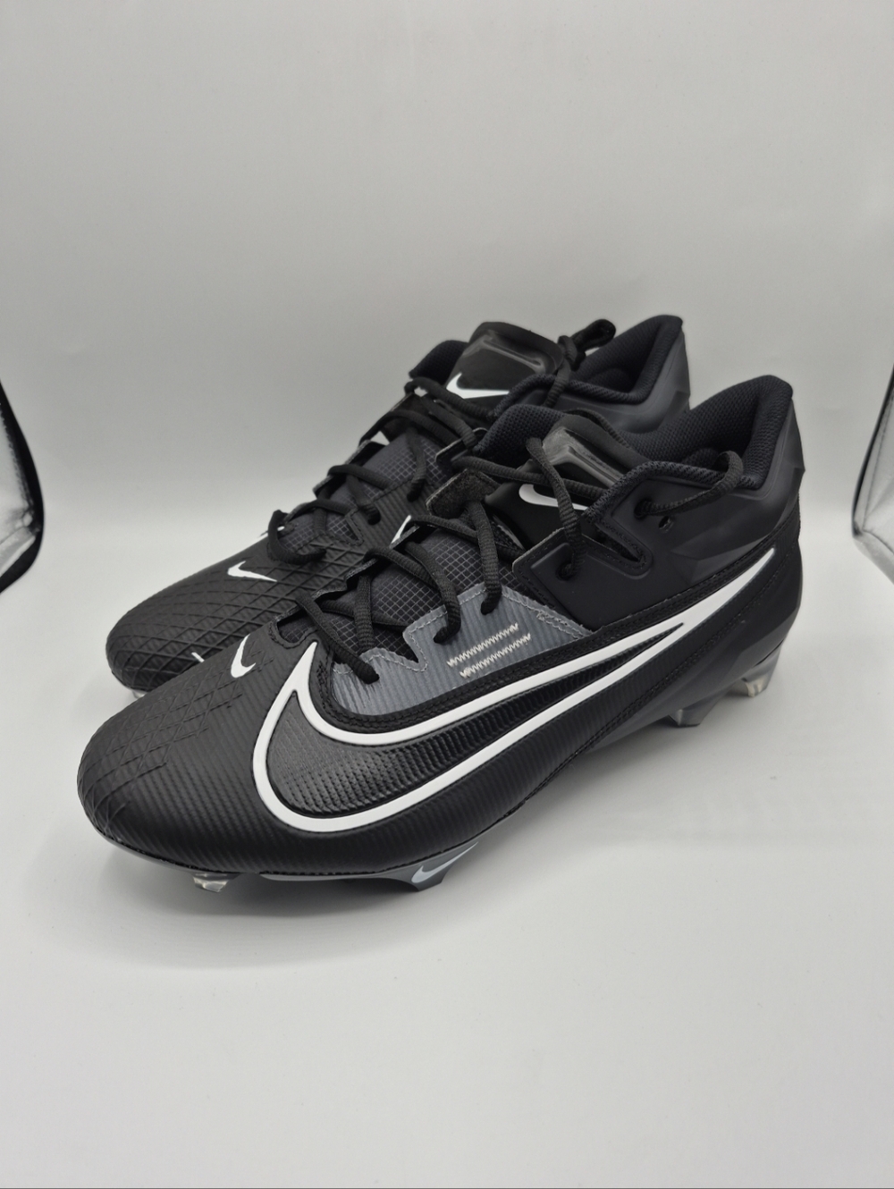 Nike Vapor Edge Elite 360 2 Football Cleats Wide Black FJ6125-006 Men Size 13